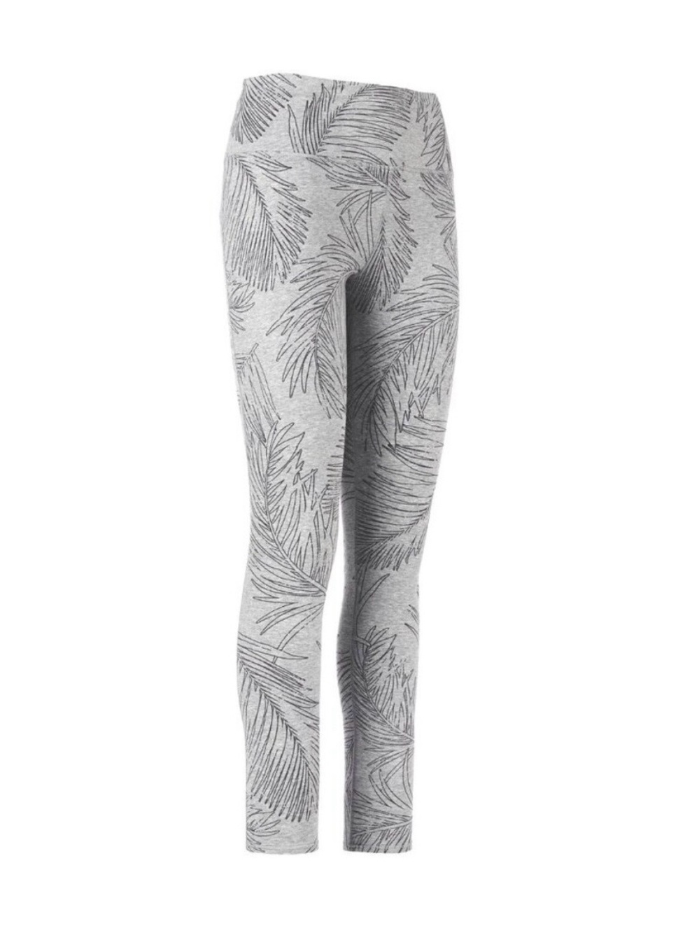 Athleta Women’s Gray Palm-Leaf Leggings